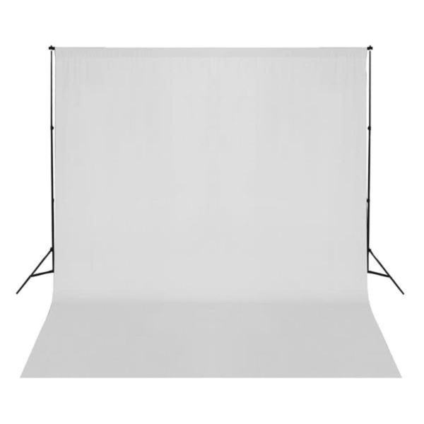 Fundo fotográfico em algodão branco 300x300 cm - Image 2
