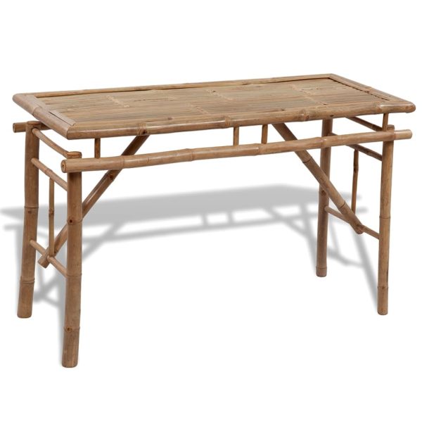 Mesa de cerveja com 2 bancos 100 cm bambu - Image 2