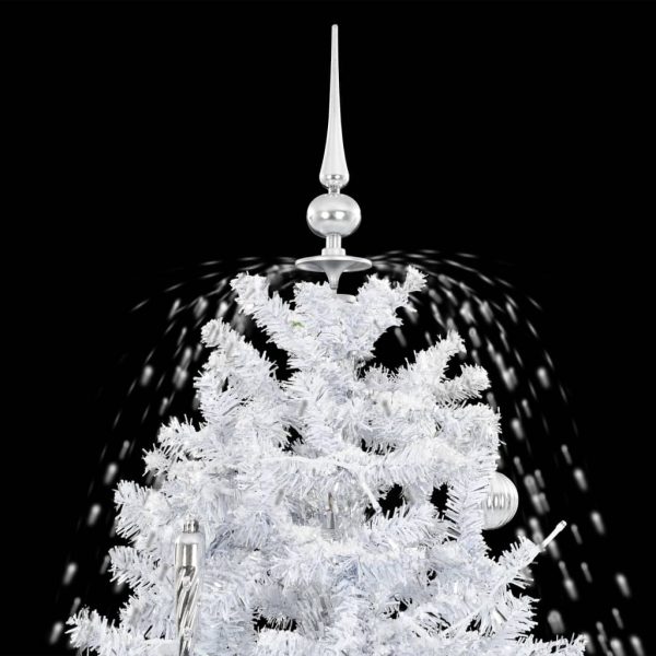 Árvore de Natal c/ neve base formato guarda-chuva 170 cm branco - Image 5