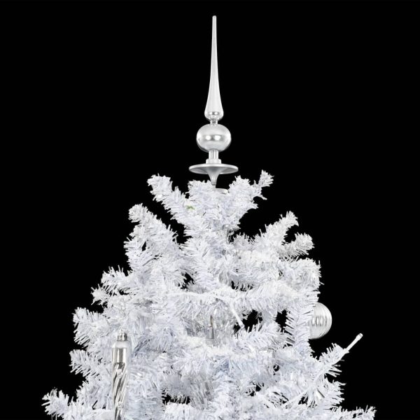 Árvore de Natal c/ neve base formato guarda-chuva 190 cm branco - Image 5