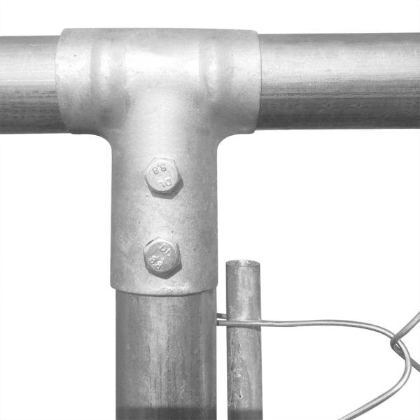 Canil de exterior com telhado 760x190x225 cm - Image 3