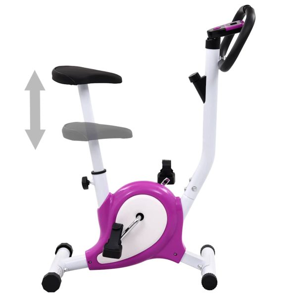 Bicicleta estática com resistência por cinta roxo - Image 2
