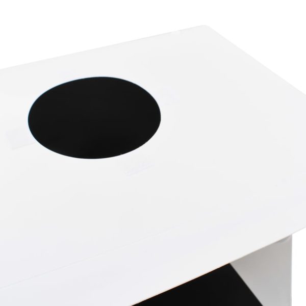 Caixa luz LED dobrável estúdio foto. 40x34x37cm plástico branco - Image 6
