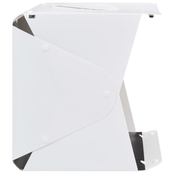 Caixa luz LED dobrável estúdio foto. 40x34x37cm plástico branco - Image 8
