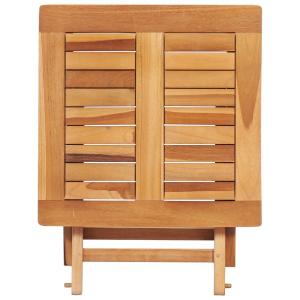 Espreguiçadeiras com mesa 2 pcs madeira de teca maciça - Image 11