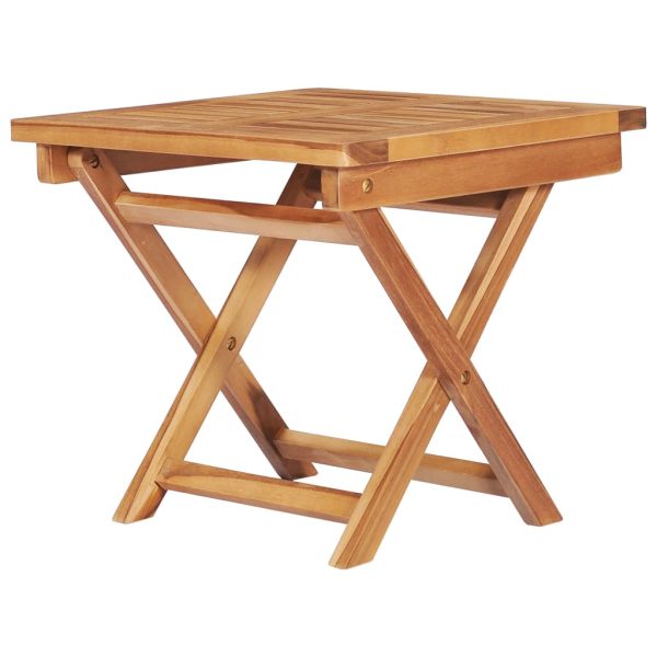 Espreguiçadeiras com mesa 2 pcs madeira de teca maciça - Image 8