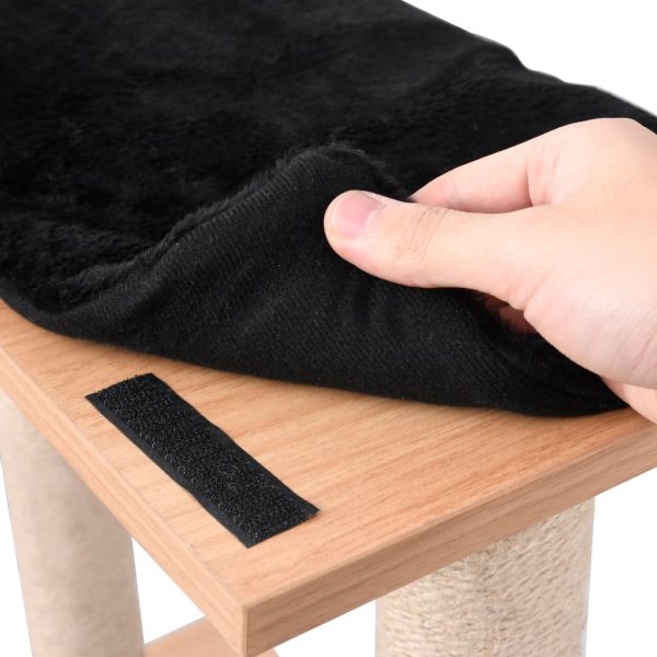 Árvore para gatos c/ tapete arranhador sisal 129 cm - Image 6