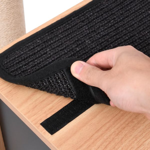 Árvore para gatos c/ tapete arranhador sisal 129 cm - Image 7