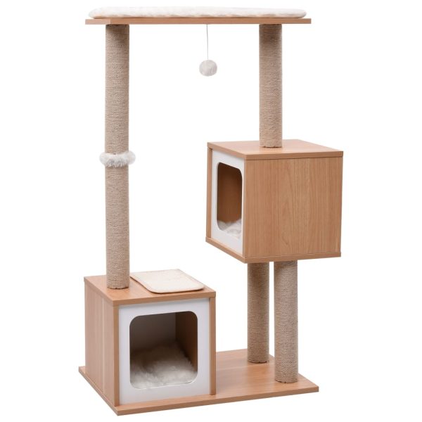 Árvore para gatos com tapete arranhador sisal 104 cm - Image 2