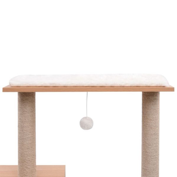 Árvore para gatos com tapete arranhador sisal 104 cm - Image 6