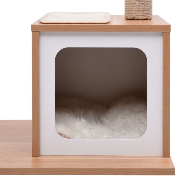 Árvore para gatos com tapete arranhador sisal 104 cm - Image 7