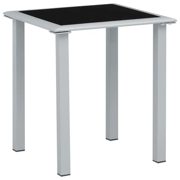 Espreguiçadeiras com mesa 2 pcs alumínio cor creme - Image 9