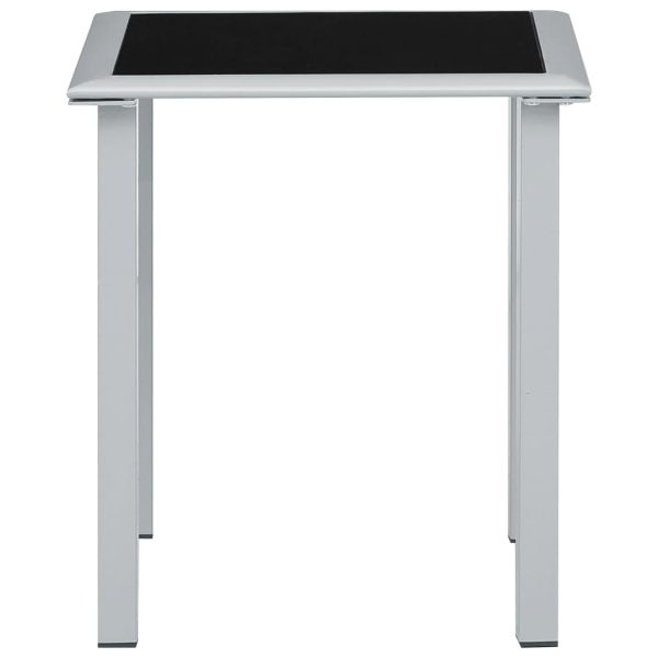 Espreguiçadeiras com mesa 2 pcs alumínio cor creme - Image 10