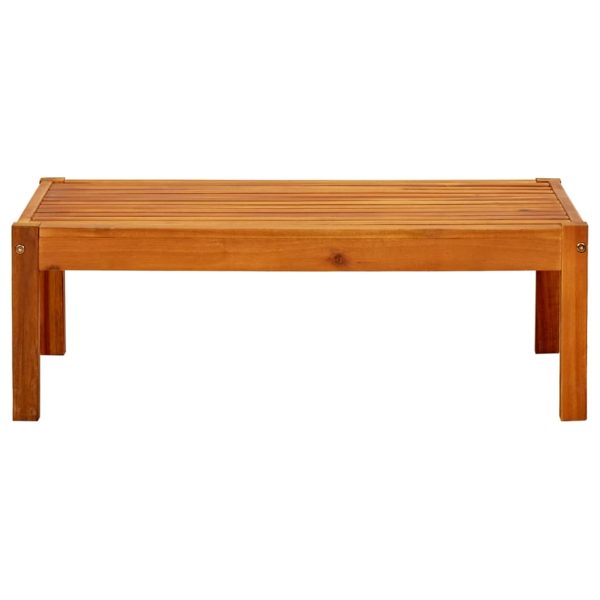 Mesa de jardim 85x57x29 cm madeira de acácia maciça - Image 2
