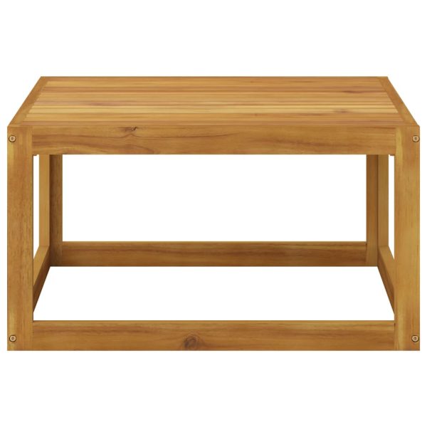Mesa de centro 68x68x29 cm madeira de acácia maciça - Image 2
