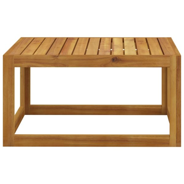Mesa de centro 68x68x29 cm madeira de acácia maciça - Image 3