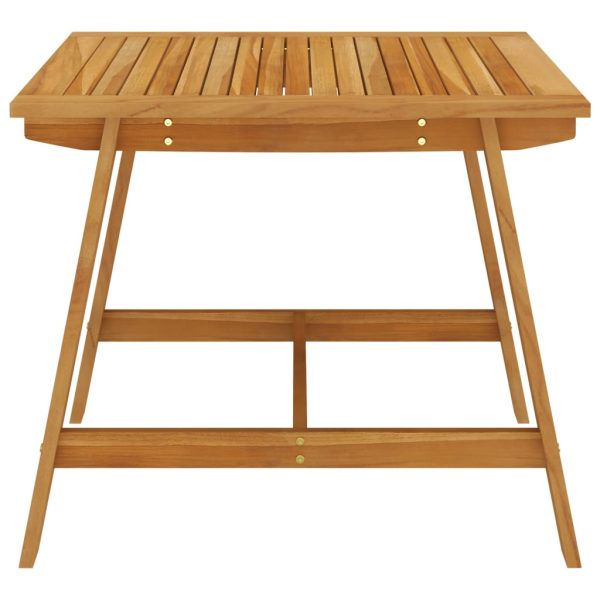 Mesa de jantar para jardim 88x88x74 cm madeira de acácia maciça - Image 3