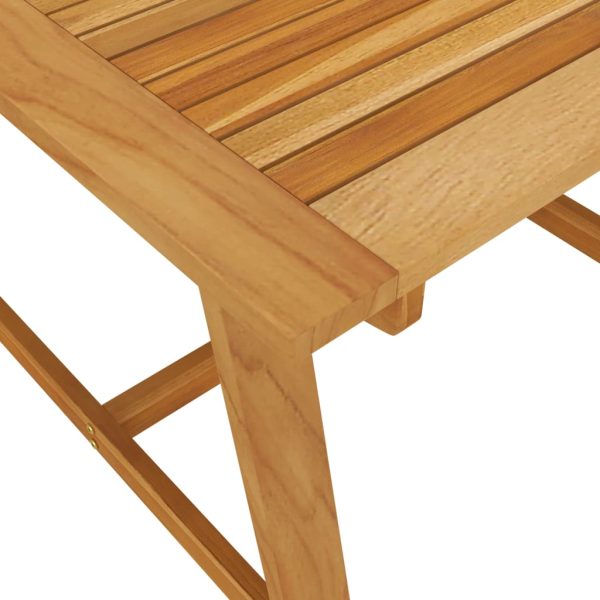 Mesa de jantar para jardim 88x88x74 cm madeira de acácia maciça - Image 5