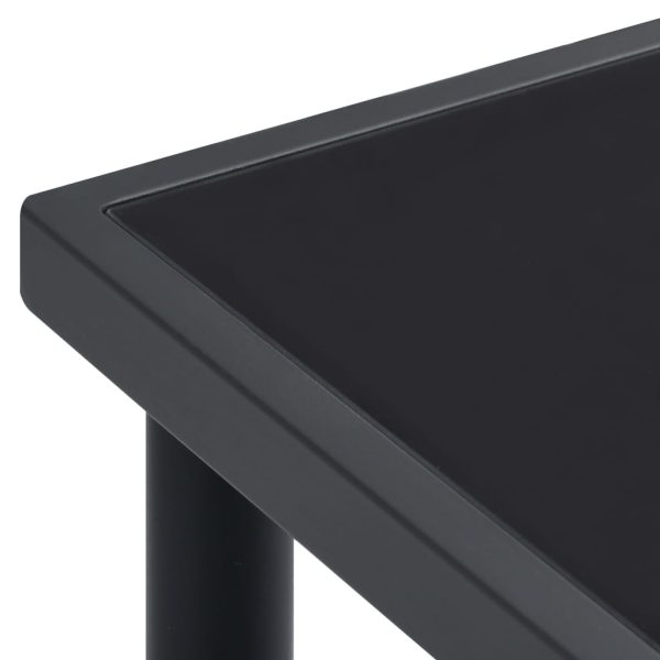 Mesa de jantar para jardim 150x90x74 cm aço antracite - Image 5