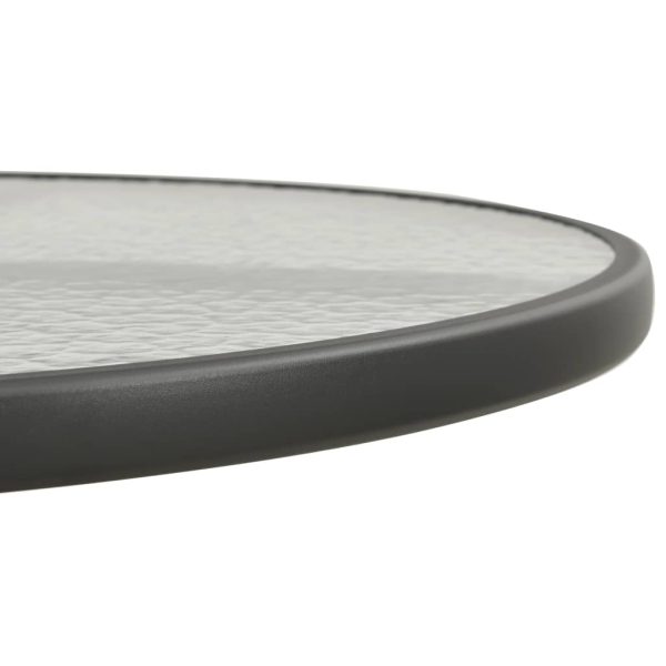 Mesa de bistrô Ø80x71 cm aço antracite - Image 5