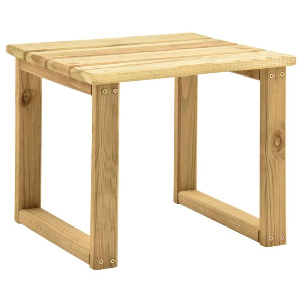Espreguiçadeira de jardim com mesa madeira de pinho impregnada - Image 6