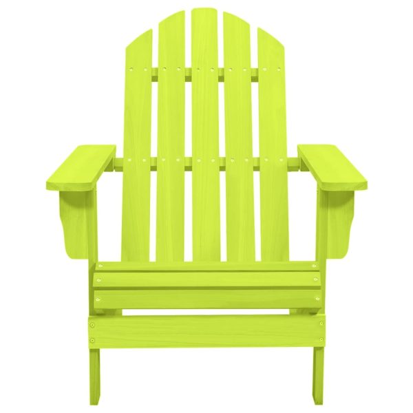 Cadeira Adirondack para jardim abeto maciço verde - Image 2