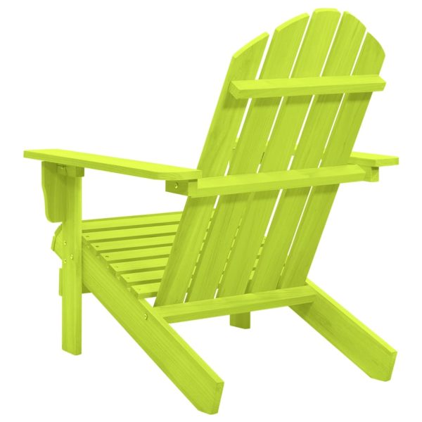 Cadeira Adirondack para jardim abeto maciço verde - Image 4