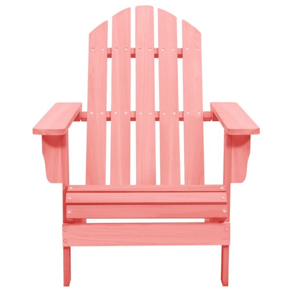 Cadeira Adirondack para jardim abeto maciço rosa - Image 2
