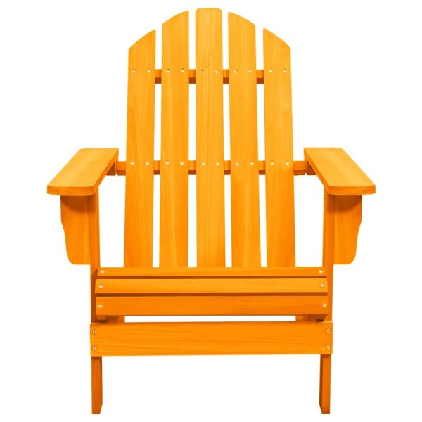 Cadeira Adirondack para jardim abeto maciço laranja - Image 2