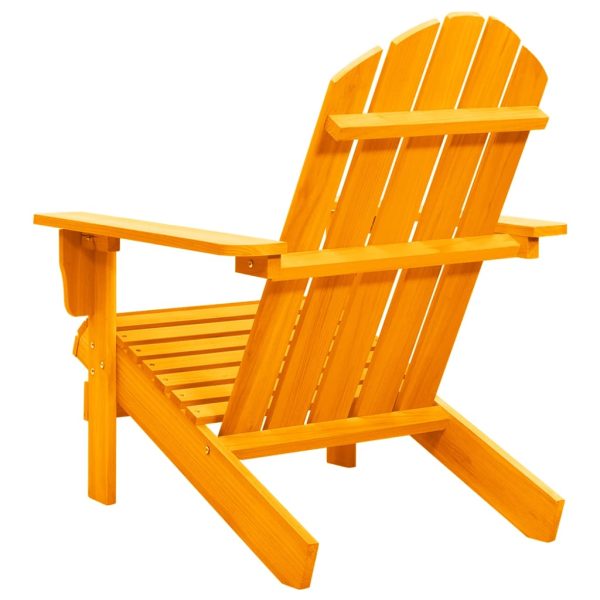 Cadeira Adirondack para jardim abeto maciço laranja - Image 4