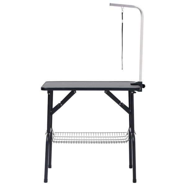 Mesa de grooming ajustável para cães com 1 laço e cesto - Image 3