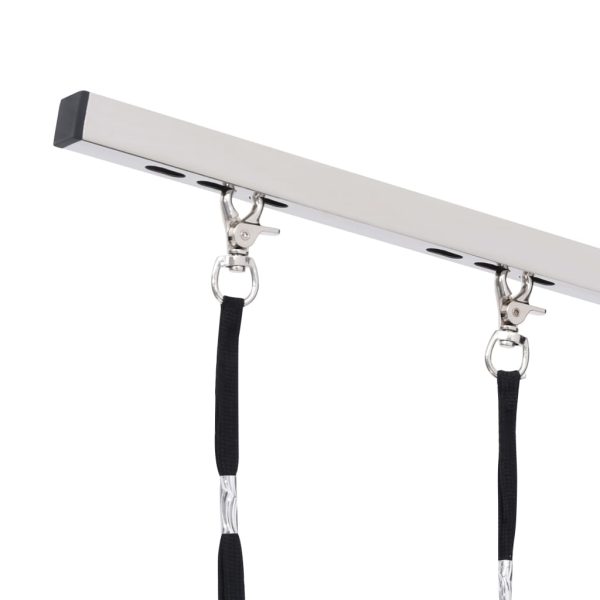 Mesa de grooming ajustável para cães com 2 laços e cesto - Image 7