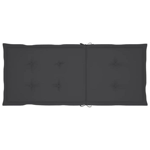 Cadeiras de jardim reclináveis c/ almofadões 8 pcs teca maciça - Image 8