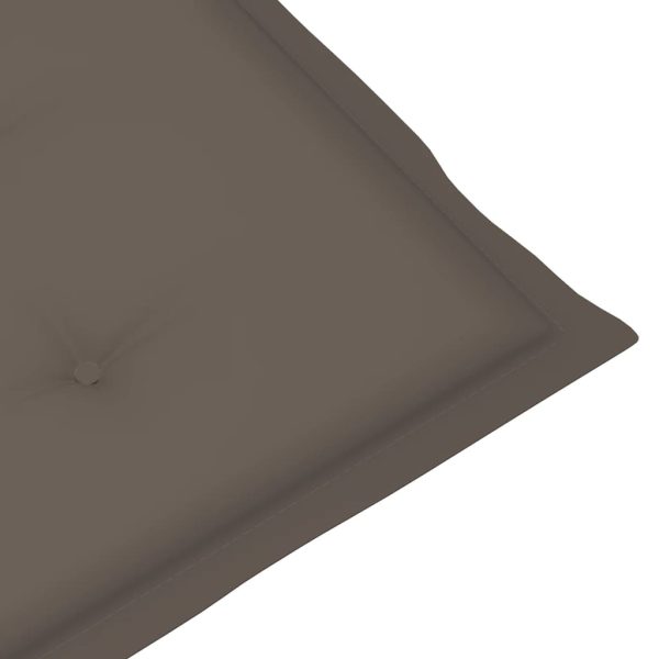 Cadeiras de jardim reclináveis c/ almofadões 8 pcs teca maciça - Image 8