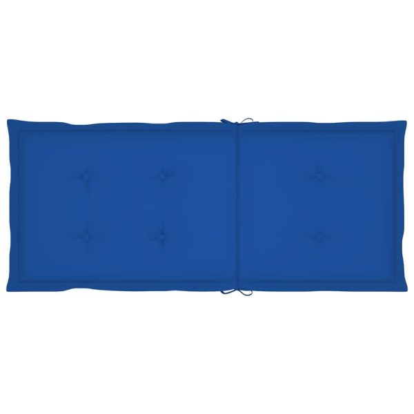 Cadeiras de jardim reclináveis c/ almofadões 8 pcs teca maciça - Image 7