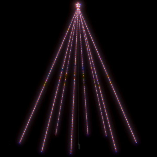 Iluminação p/ árvore de Natal int/ext 1300 LEDs 8 m colorido - Image 2