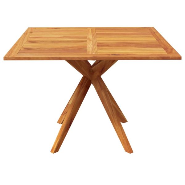 Mesa de jardim 110x110x75 cm madeira de acácia maciça - Image 3