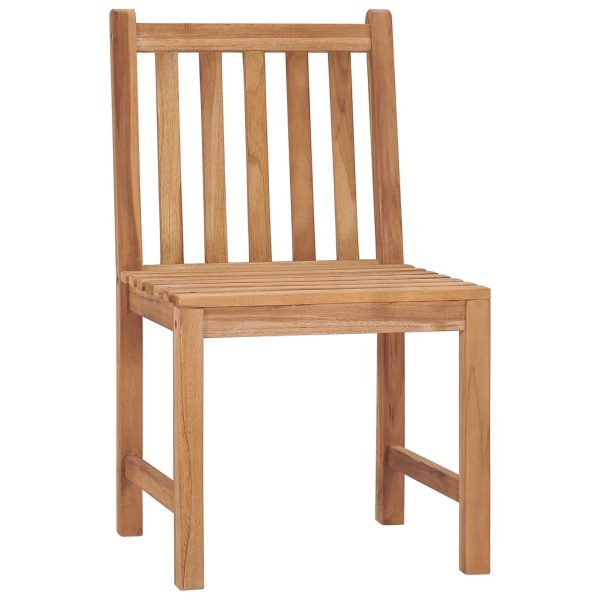 Cadeiras de jardim 6 pcs c/ almofadões madeira de teca maciça - Image 4