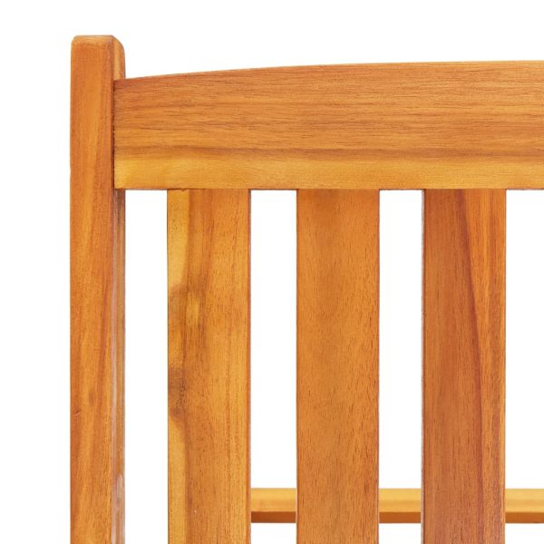 Espreguiçadeiras com mesa e almofadões 2 pcs acácia maciça - Image 7