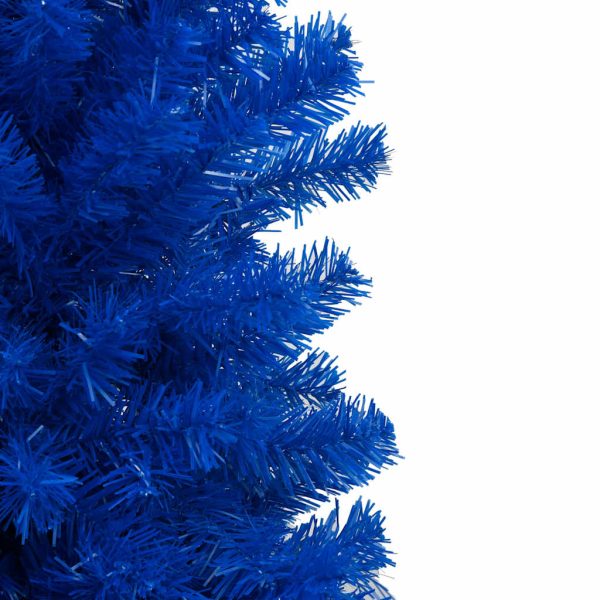 Árvore Natal artificial pré-iluminada c/ bolas 180cm PVC azul - Image 2
