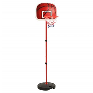 Conjunto jogo de basquetebol infantil ajustável 160 cm