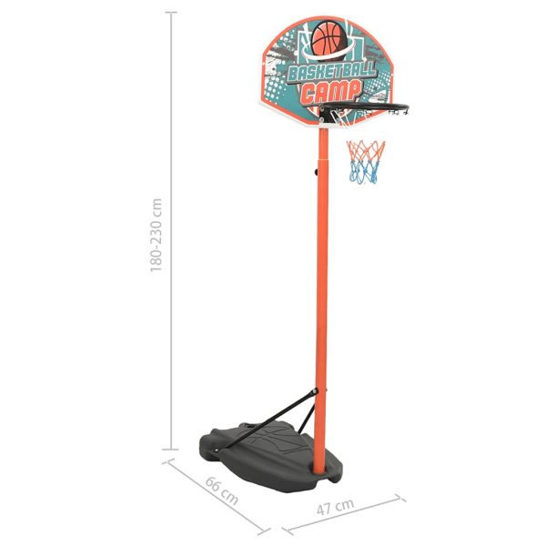 Conjunto jogo de basquetebol portátil ajustável 180-230 cm - Image 9