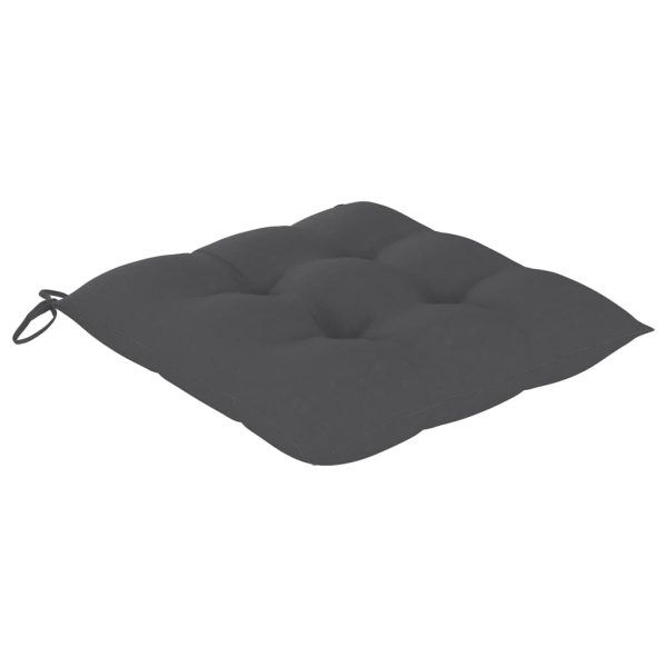 Cadeiras de jardim com almofadões 6 pcs acácia maciça - Image 7