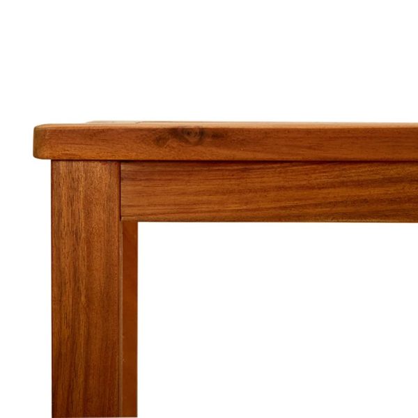Mesa consola para jardim 110x40x75 cm madeira de acácia maciça - Image 5