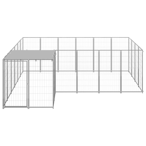 Canil 8,47 m² aço prateado - Image 2