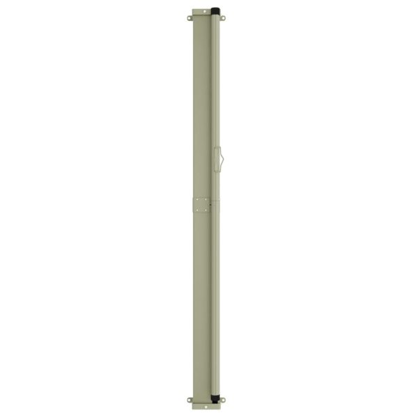 Toldo lateral retrátil para pátio 140x300 cm cor creme - Image 5