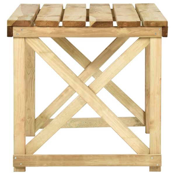 Mesa de jardim 110x79x75 cm madeira de pinho impregnada - Image 3