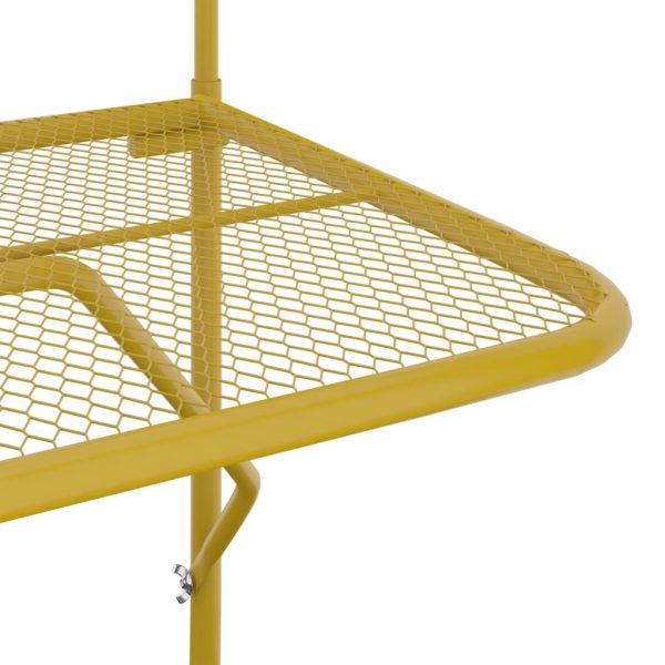 Mesa para varanda 60x40 cm aço dourado - Image 6