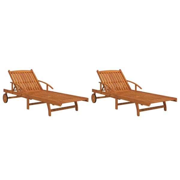 Espreguiçadeiras 2 pcs madeira de acácia maciça (2x316731) - Image 2