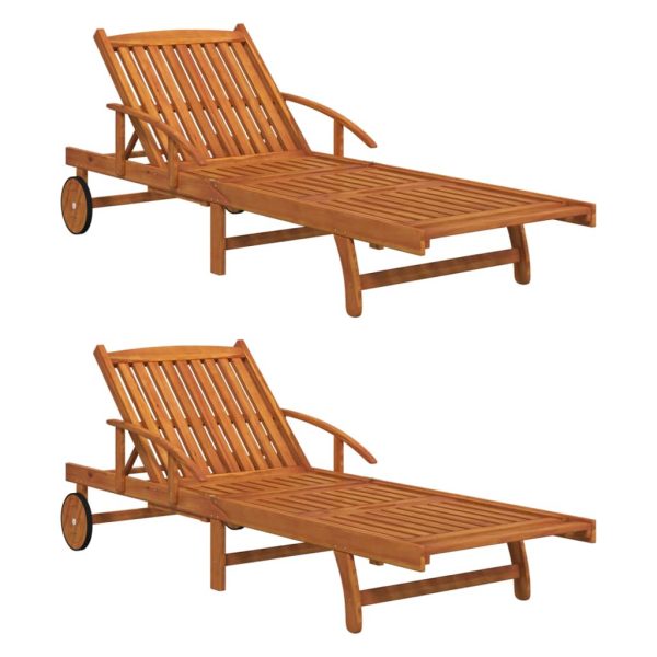Espreguiçadeiras 2 pcs madeira de acácia maciça (2x316731) - Image 3